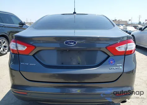 2016 Ford Fusion Hybrid Se from USA, damaged, VIN 3FA6P0LU4GR397653